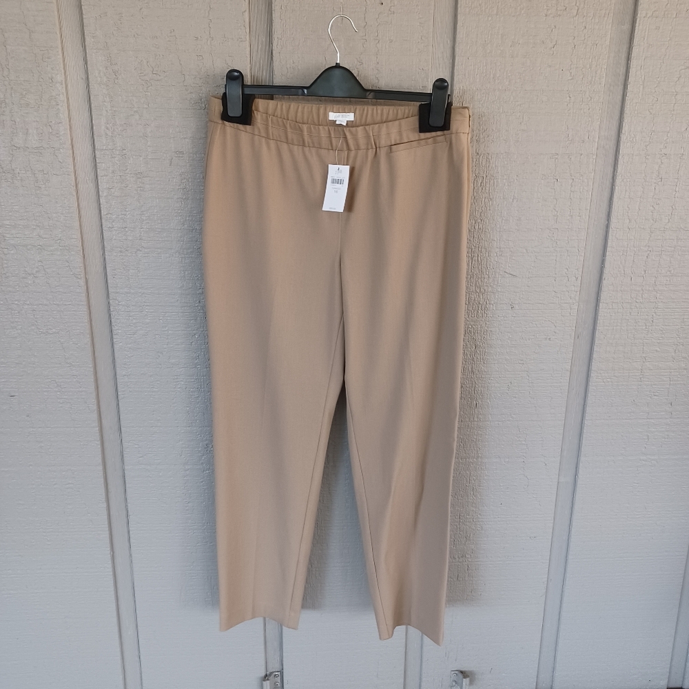 J Jill Precision Stretch Pant Size 16 Woemn Minimalist Cotton Blend In Tobacco - Picture 1 of 12